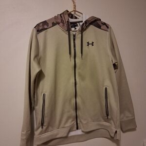 Under Armour Men’s Full-Zip Hoodie Jacket - Tan/Camo